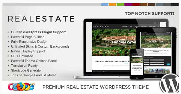 TOP 7 WordPress šablón pre realitný trh