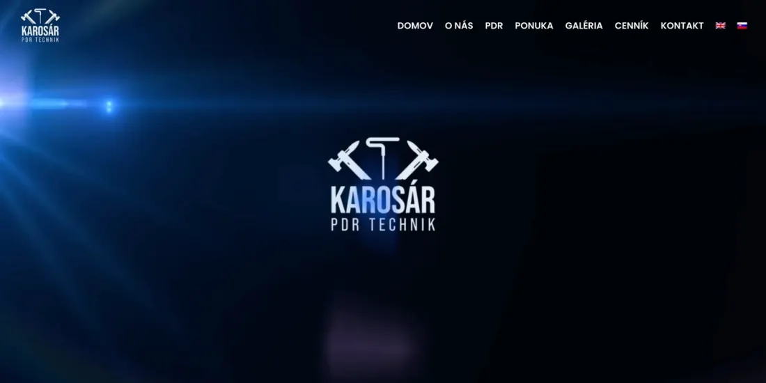 Web karosar.eu pred redizajnom