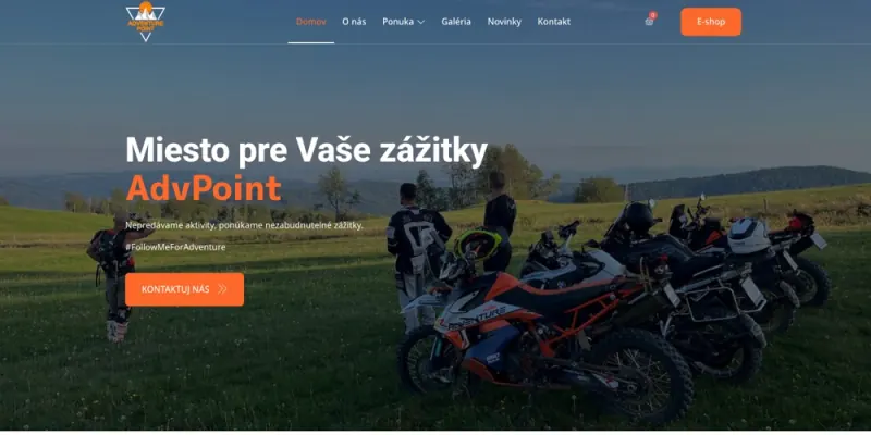 Náhľad webu Advpoint