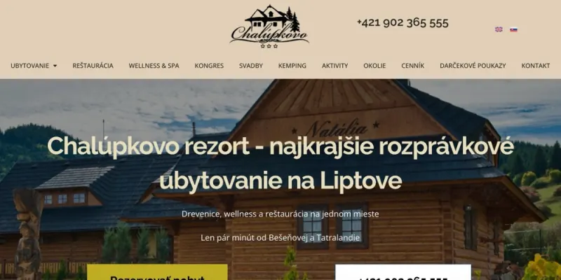 Náhľad webu Chalupkovo