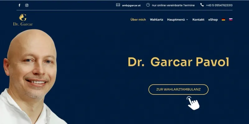 Náhľad webu Gar Car