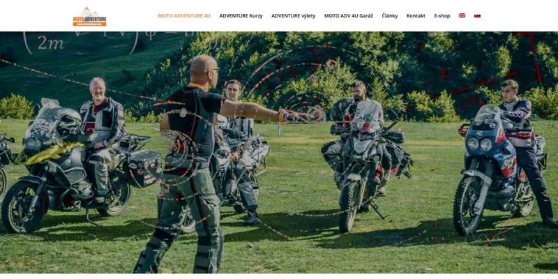 Náhľad webu Moto ADV4You