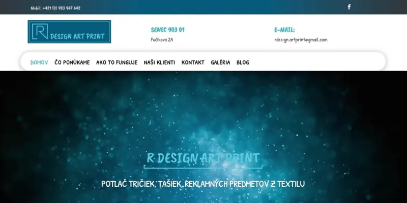 Náhľad webu R Design Art Print